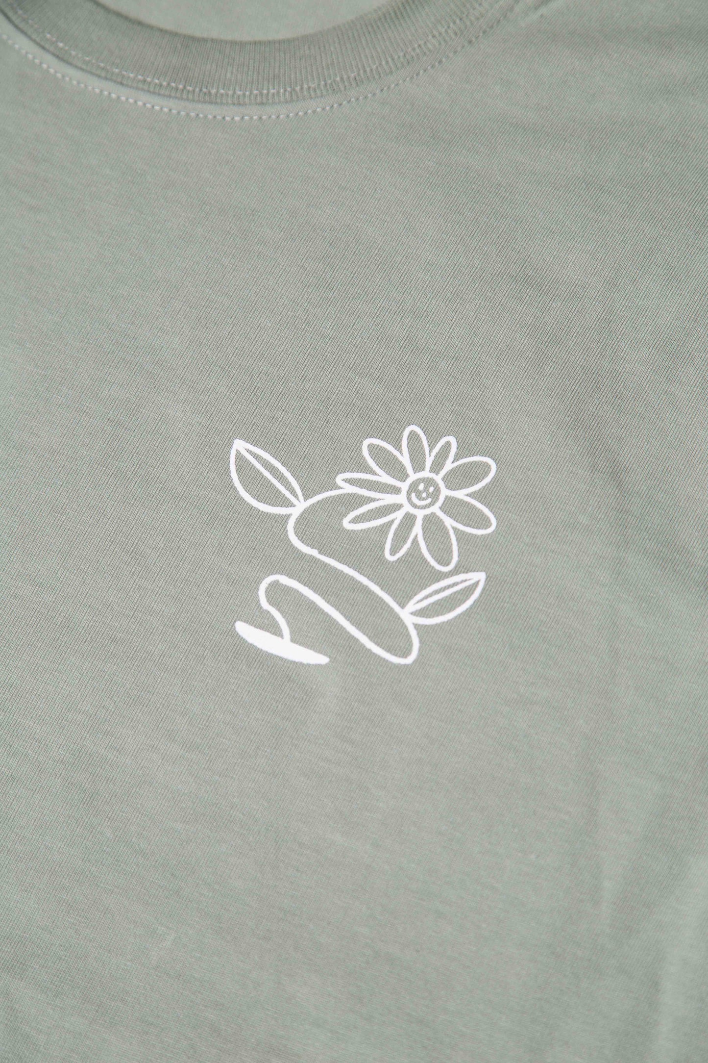 T-Shirt - Sage/Black/ White