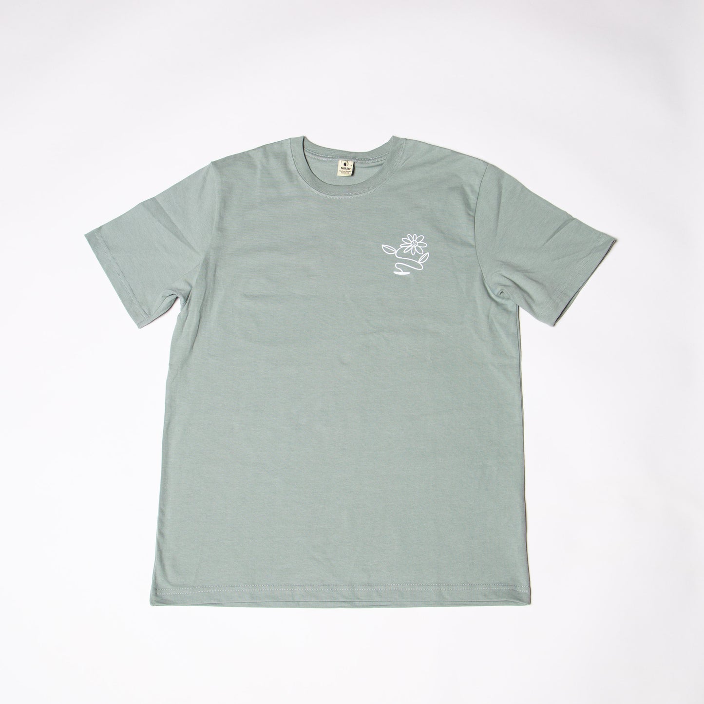 T-Shirt - Sage/Black/ White