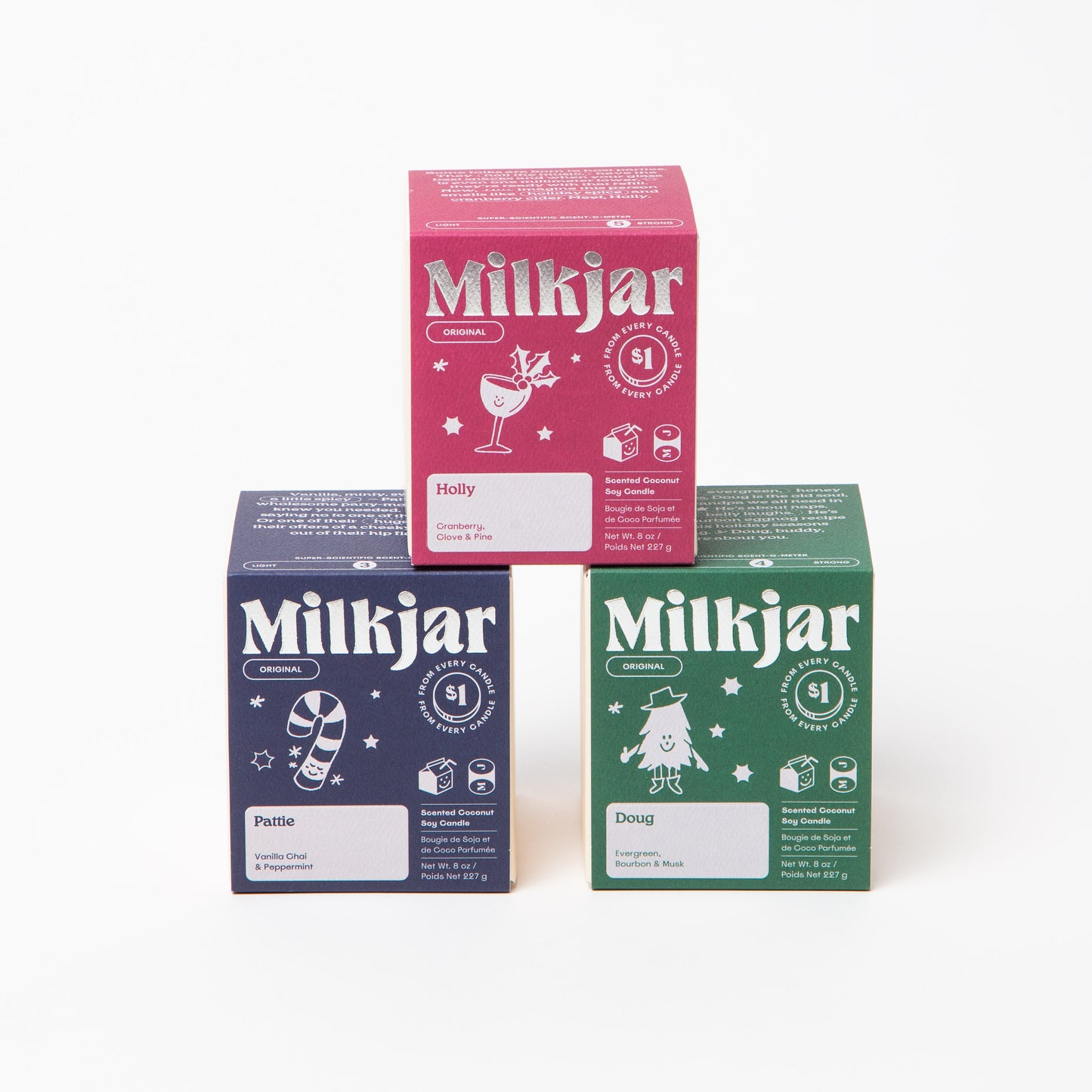 The Silver Smells Holiday Candle Bundle